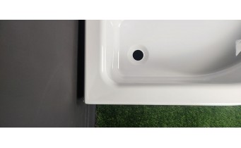 Душовий піддон глибокий з акрилу New Trendy New Maxima 120x85x41 см L, з місцем для сидіння, лівосторонній (B-0378)