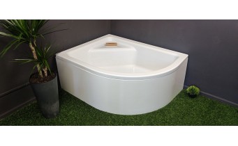 Душовий піддон глибокий з акрилу New Trendy New Maxima 120x85x41 см L, з місцем для сидіння, лівосторонній (B-0378)