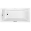 Ванна з ручками акрилова Besco Optima Premium 160x70, пряма + ручки Standard (WAO-160-PKP)