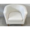 Крісло не розкладне м'яке Осло 1200 / Oslo 1200 Beige / Молочний, колір та тканину можна обрати
