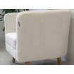 Крісло не розкладне м'яке Осло 1200 / Oslo 1200 Beige / Молочний, колір та тканину можна обрати