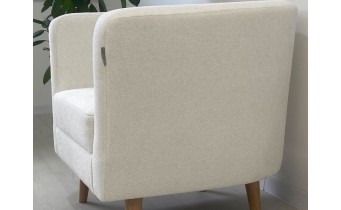 Крісло не розкладне м'яке Осло 1200 / Oslo 1200 Beige / Молочний, колір та тканину можна обрати