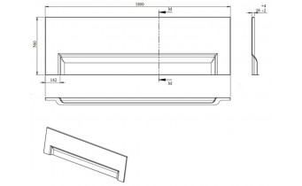 Панель для ванни Koller Pool універсальна UNI 180x56 см, фронтальна