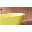Окремостояча овальна ванна з штучного каменю Peonia / Пеонія, 170x77x58,5 см, колір жовтий глянцевий, суцільнолита, клапан клік-клак колір ванни Окремостояча овальна ванна з штучного каменю Peonia / Пеонія, 170x77x58,5 см, колір жовтий глянцевий, суцільнолита, клапан клік-клак колір ванни