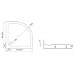Душовий піддон Polimat Standard 1 80x80x13/2 см (00804) Душовий піддон Polimat Standard 1 80x80x13/2 см (00804)