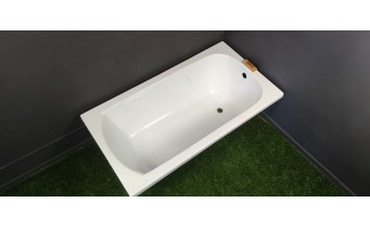 Акрилова пряма ванна Polimat Classic 130x70 + ніжки (00134)