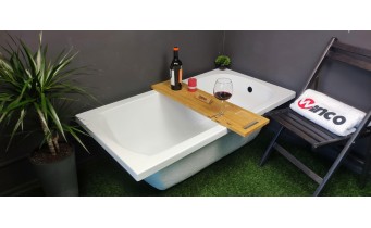 Акрилова пряма ванна Polimat Classic 130x70 + ніжки (00134)