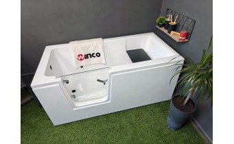 Фронтальна панель для ванни Polimat VOVO 140х70 см, біла (00625)