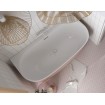 Окремостояча пристінна ванна з акрилу Polimat RISA 170x80 см, pink - рожева + ніжки (00446)
