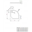 Душовий піддон Radaway Delos A 80x80x4,5 см, білий (SDA0808-01)