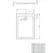 Душовий піддон прямокутний Radaway Doros F 140x80 см, білий (SDRF1480-01) Душовий піддон прямокутний Radaway Doros F 140x80 см, білий (SDRF1480-01)