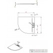 Душовий піддон, камяний Radaway Giaros A 90x90x4 см, білий (MKGA9090-03)