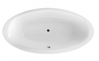 Окремостояча акрилова ванна Radaway Mesara 190x100 з ніжками + сифон для ванни Radaway R135L (WA1-38-190x096U)