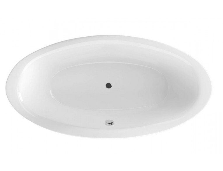 Окремостояча акрилова ванна Radaway Mesara 190x100 з ніжками + сифон для ванни Radaway R135L (WA1-38-190x096U)