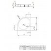 Душовий піддон Radaway Patmos A Compact 80x80x16 см, білий (4S88155-05)