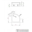 Душовий піддон глибокий акриловий, напівкруглий Radaway Samos A 90x90x29,5 см, білий (4S99300-03)