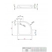 Душовий піддон Radaway Siros A Compact 80x80x17 см, білий (SBA8817-2)