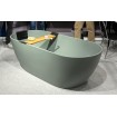 Окремостояча кам'яна ванна Riho Bilbao 169x80 см, колір зелений мох, матова RAL 160 50 05 (B118001Z22)