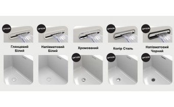 Акрилова ванна Riho Rethink Cubic 170x75 пряма, матова з сифоном click / clack (BR07105)