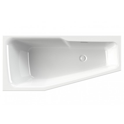 Акрилова ванна Riho Rethink Space 160x75/47,5 см R, асиметрична з сифоном click / clack (BR13005) Акрилова ванна Riho Rethink Space 160x75/47,5 см R, асиметрична з сифоном click / clack (BR13005)