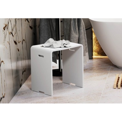 Крісло в ванну Riho 43x40x30 см SOLID SURFACE, біле матове (AS03005)
