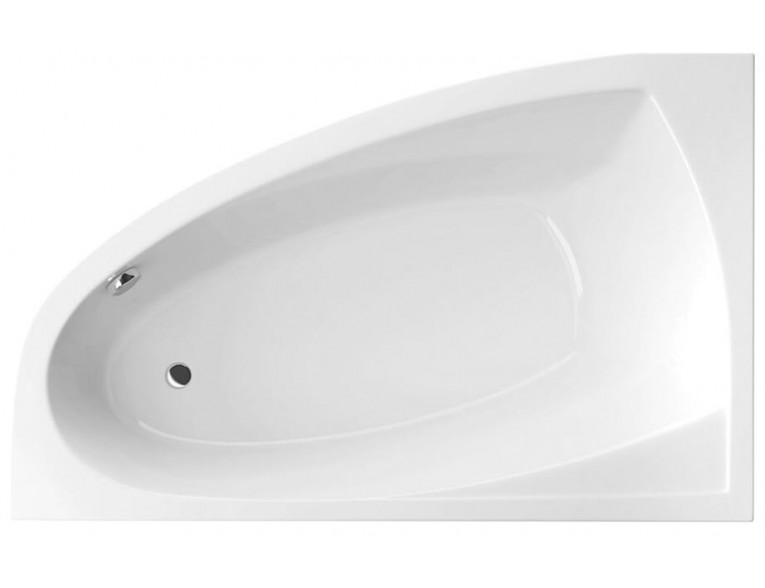 Акрилова ванна Radaway Rineia 160x100 L, асиметрична з ніжками + сифон для ванни Radaway R135L (WA1-31-160x100L)