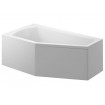 Ванна акрилова Polimat Selena 150x90 см L, Лівостороння асиметрична + ніжки (00386) Ванна акрилова Polimat Selena 150x90 см L, Лівостороння асиметрична + ніжки (00386)