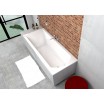 Ванна акрилова Besco Shea Slim 140x70, пряма, торець бортика 15 мм (WAS-140-SL)