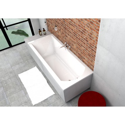 Ванна акрилова Besco Shea Slim 150x70, пряма, торець бортика 15 мм (WAS-150-SL)
