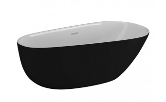 Ванна Polimat SHILA 170х80 чорна мат + ніжки (00345) Ванна Polimat SHILA 170х80 чорна мат + ніжки (00345)