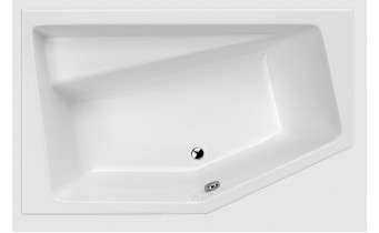 Ванна акрилова асиметрична Excellent Vesper 160x100 см, Лівостороння (WAEX.VEL16WH)