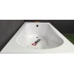Ванна акрилова Besco Aria 160x70 см, пряма, всередені округлі форми (WAA-160-PA) Ванна акрилова Besco Aria 160x70 см, пряма, всередені округлі форми (WAA-160-PA)