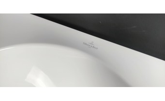 Ванна кварилова Villeroy&Boch Oberon / Оберон 170x70 см, КВАРИЛ + ніжки, фреза для вирізу переливу в комплекті (UBQ177OBE2V-01)