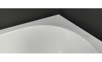 Ванна кварилова Villeroy&Boch Oberon / Оберон 170x70 см, КВАРИЛ + ніжки, фреза для вирізу переливу в комплекті (UBQ177OBE2V-01)