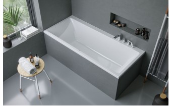 Акрилова ванна Radaway Aridea 200x90 см, пряма з ніжками + сифон для ванни Radaway R135L (WA1-24-200x090U)