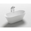 Окремостояча акрилова ванна Rea Silvano 170x80 з сифоном click / clack (REA-W0105)