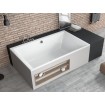 Акрилова ванна для двох осіб Radaway Itea Lux 190x120 см + ніжки (WA1-29-190x120U)