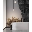Окремостояча овальна ванна з штучного каменю Perla / Перла 170x80x60 см, Бліа глянцева, суцільнолита, клапан клік-клак колір ванни