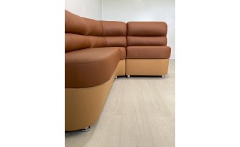 Кут кухонний з екошкіри Сеньйор / Senior 140 на 200 см, з нішею під сидінням (FABRVN-01) Розмір можна змінити