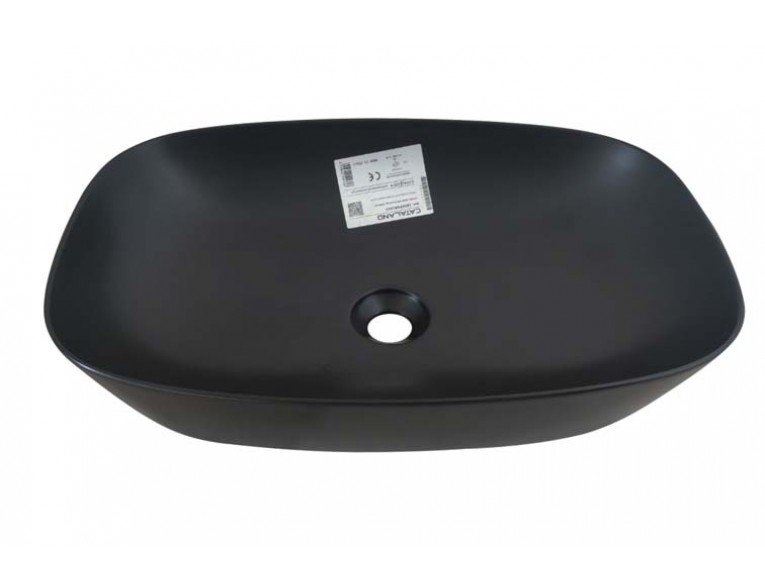 Умивальник на стільницю Catalano Colori Green Lux 60x40 чорний матовий, Satin black (160APGRLXNS)