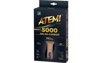 Ракетка для настільного тенісу Atemi 5000 PRO Balsa-Carbon ECO-Line C конічна (Atemi 5000 PRO Balsa-Carbon ECO-Line C)