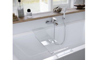 Акрилова полиця - сидіння, стілець для ванни Excellent ZEN 75x20x7,2 см (DOEX.1102.750.TR)