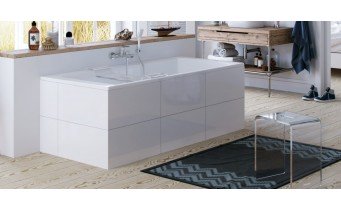 Акрилова полиця - сидіння, стілець для ванни Excellent ZEN 75x20x7,2 см (DOEX.1102.750.TR)