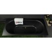 Ванна акрилова пряма Excellent Oceana Slim 180x80 см, Чорна матова / Black Matt, під забудову, пєдестал, бортик 18 мм Ванна акрилова пряма Excellent Oceana Slim 180x80 см, Чорна матова / Black Matt, під забудову, пєдестал, бортик 18 мм