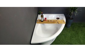 Ванна акрилова Besco Nataliana 150x100 L, Лівостороння, Асиметрична