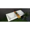 Ванна акрилова Besco Quadro 165x75 см, пряма + чорна панель, екран ванни (WAQ-165-PK-BL) Ванна акрилова Besco Quadro 165x75 см, пряма + чорна панель, екран ванни (WAQ-165-PK-BL)