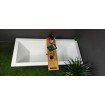 Ванна акрилова Besco Quadro 165x75 см, пряма + чорна панель, екран ванни (WAQ-165-PK-BL) Ванна акрилова Besco Quadro 165x75 см, пряма + чорна панель, екран ванни (WAQ-165-PK-BL)