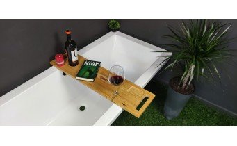 Ванна акрилова Besco Quadro 180x80 см, пряма (WAQ-180-PK)