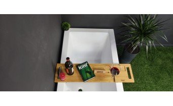 Ванна акрилова Besco Quadro 180x80 см, пряма (WAQ-180-PK)