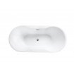 Окремостояча акрилова ванна Besco Navia 160x80 з сифоном click / clack, хром (WAS-160-N) Окремостояча акрилова ванна Besco Navia 160x80 з сифоном click / clack, хром (WAS-160-N)